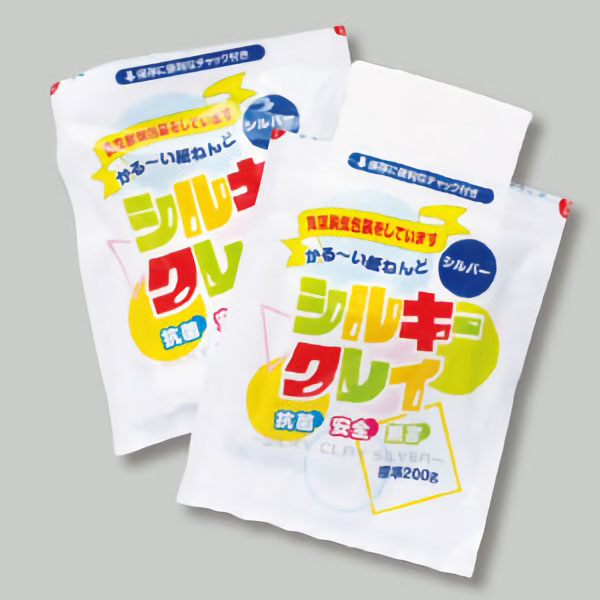 UCHIDASウチダス紙粘土 シルキークレイシルバー 200g